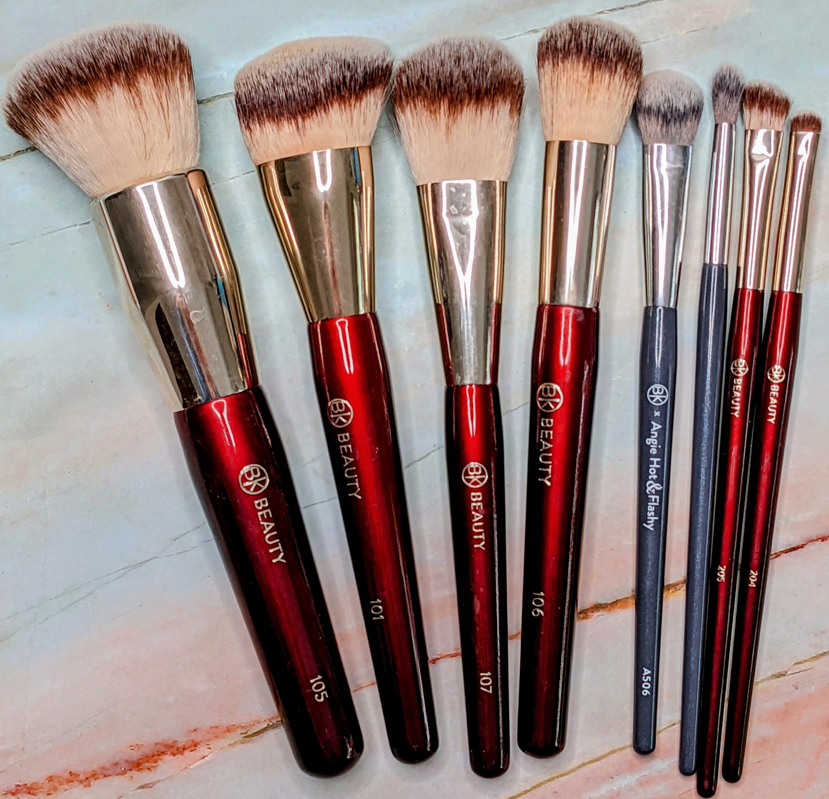 BK beauty brush set for small/hooded eyes plus *free shader #106 -  www.vitorcorrea.com